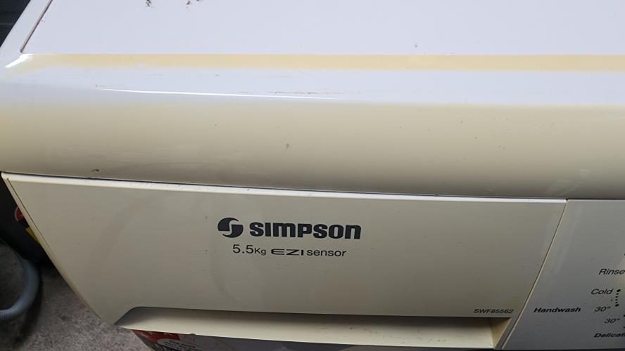 Second-hand Simpson 5.5kg Front Load Washing Machine - Photo 8)