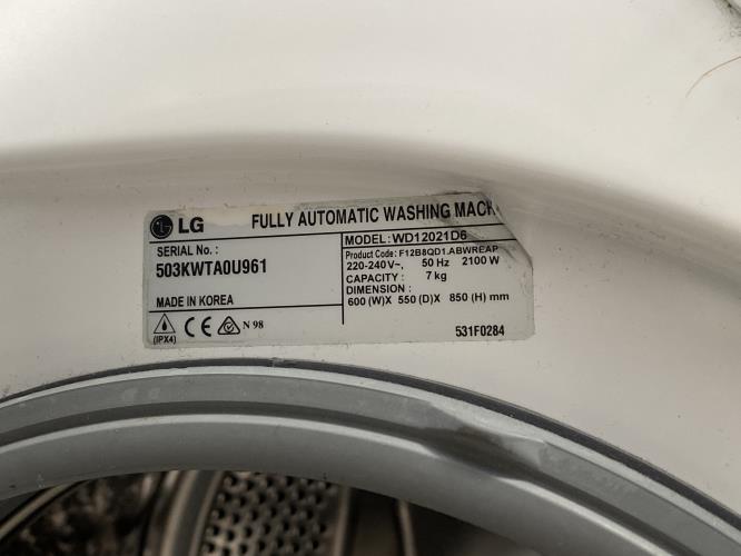 Second-hand LG 7kg Front Load Washing Machine - Photo 8)