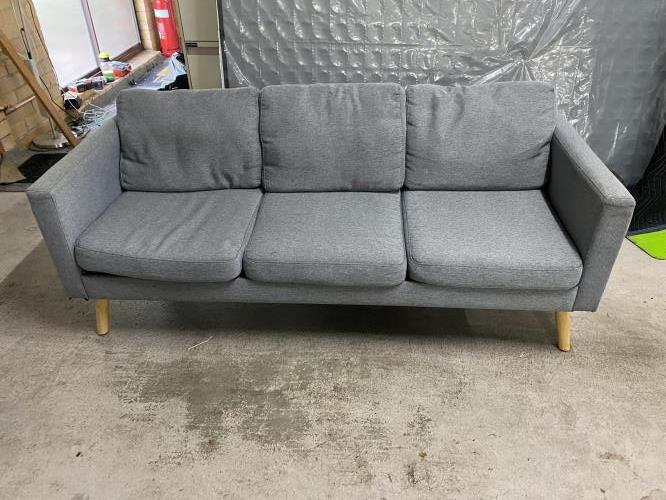 Second-hand Contemporary 3 Seater Sofa - Photo 9)