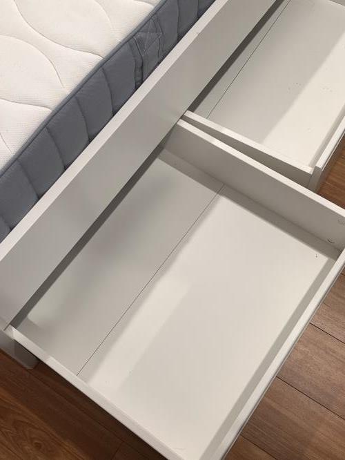 Second-hand IKEA Double Bed Frame with 2 Storage Drawers - Photo 9)