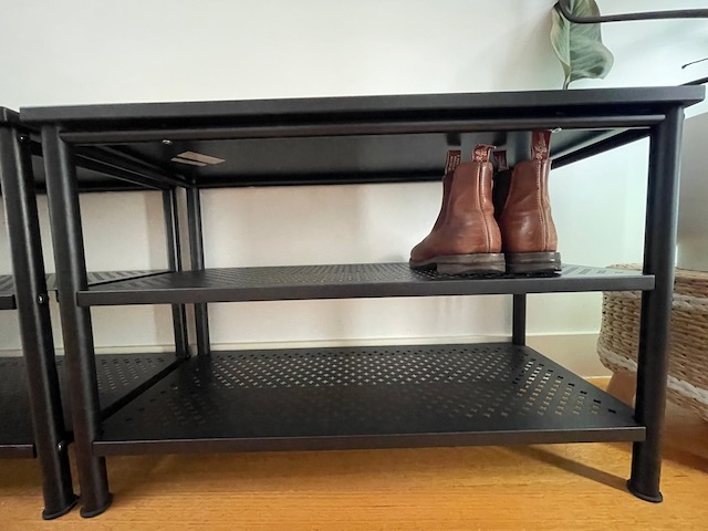 Second-hand Set of 2 Shoe Storage Racks - Photo 9)