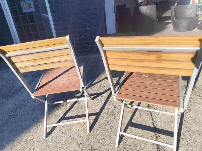 Second-hand Folding Outdoor Table with 2 Chairs - Photo 9)